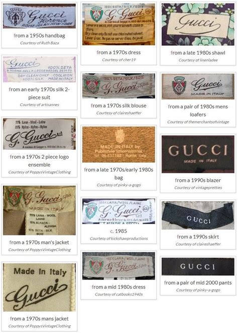 authentic gucci clothing tags.